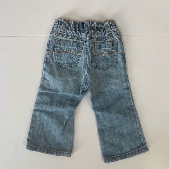 4/20$ baby girl toddler light blue jeans size 12-18 months - Picture 7 of 7